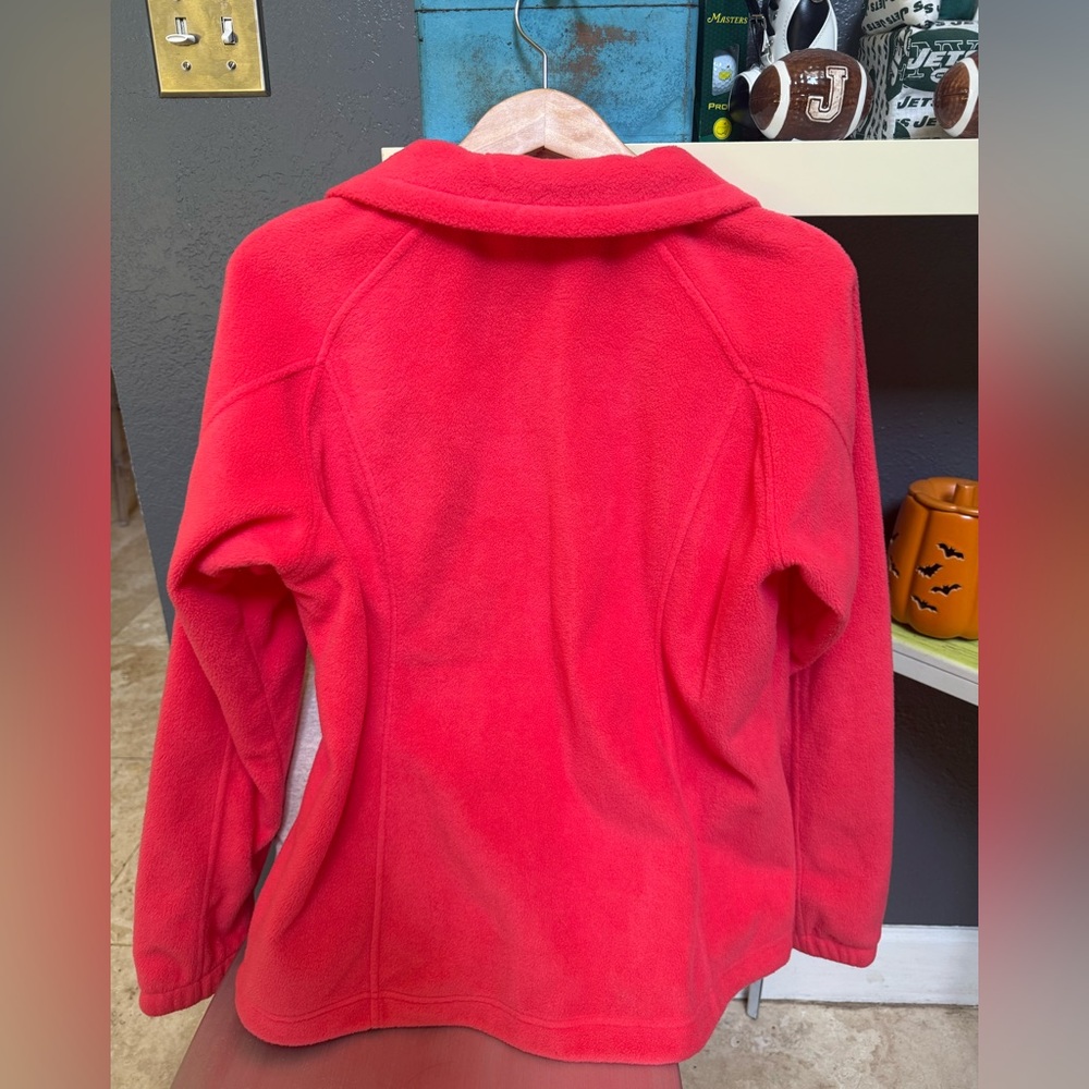 Columbia Women's Pink Fleece Zip Up Jacket - Picture 2 of 5